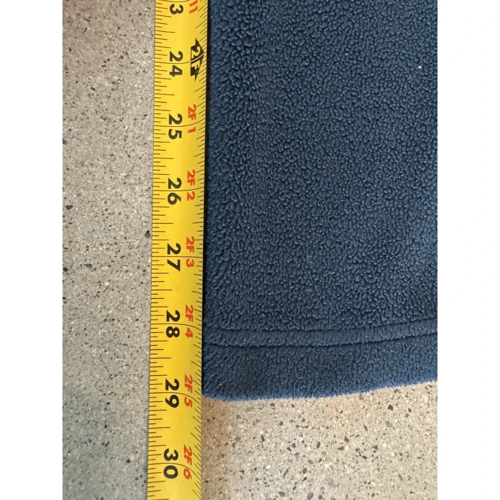 Yeezy Gap Polar Fleece Sweat Pants Wide Fit Open Hem Blue Sz‎ Large